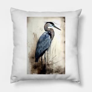 Great Blue Heron Pillow