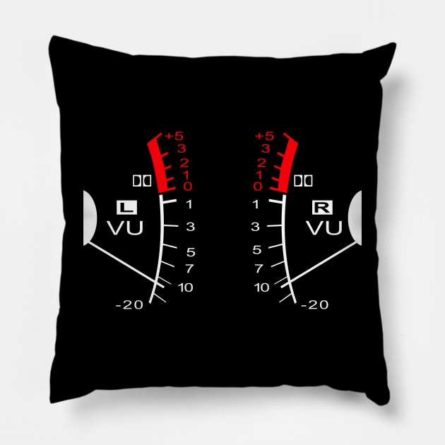 VU Meter Volume Pillow by ciyoriy