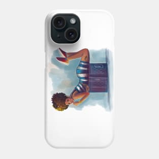 I'm just hanging out here Phone Case