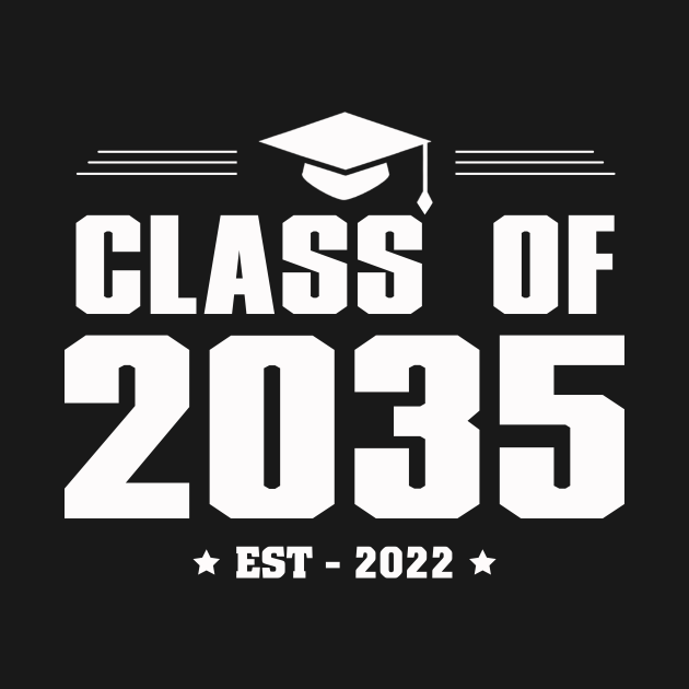 Class Of 2035 Grow With Me Kindergarten Graduation Kids Gift - Class Of ...
