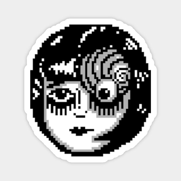 Pixel Azami Magnet by upsoydown