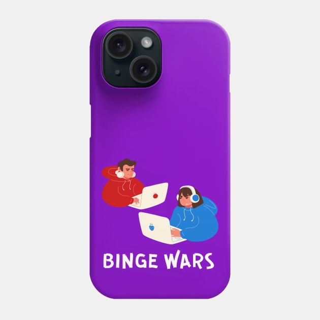 BINGE WARS Phone Case by Movielovermax