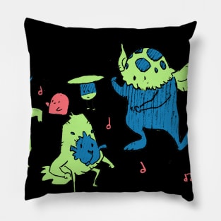 Rock N Rolliens: Party 9 Pillow