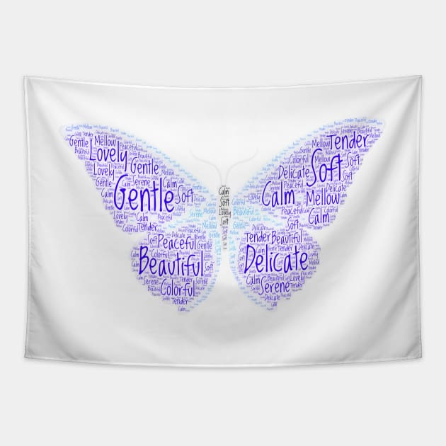 Purple butterfly tapestry outlet