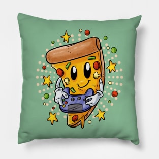 Cute Pizza Gamer Pillow