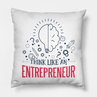 Entrepreneur quote Pillow