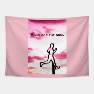 Miles for the Soul - Positive Running Quote Tapestry