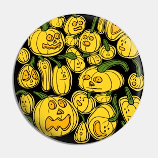 Spooky Halloween Pumpkins Pin