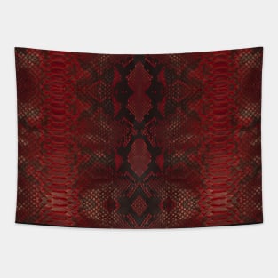 Snakeskin Red Python Tapestry