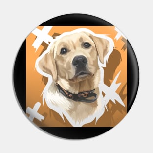 cute brown dog vector Pin