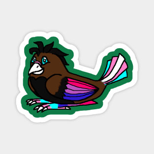 Bisexual Pride Bird Magnet