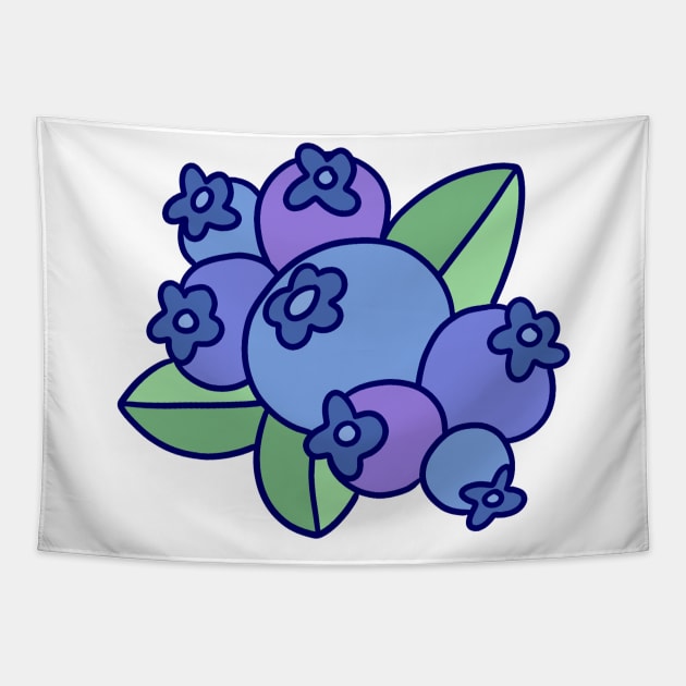 Blueberry Cluster Tapestry by saradaboru