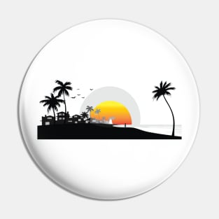 Beach Life Pin