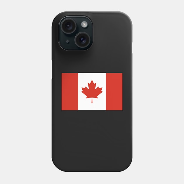 The Maple Leaf Canadian Flag for Canada - Plain and Simple Phone Case by SolarCross