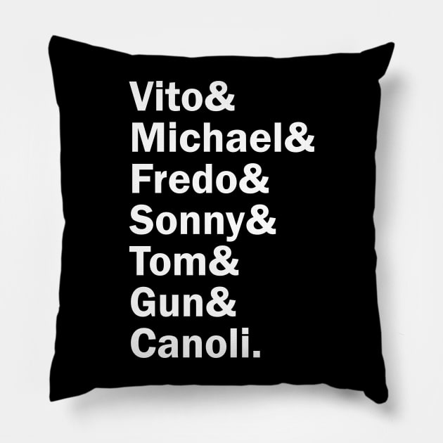 Funny Names x Godfather Pillow by muckychris