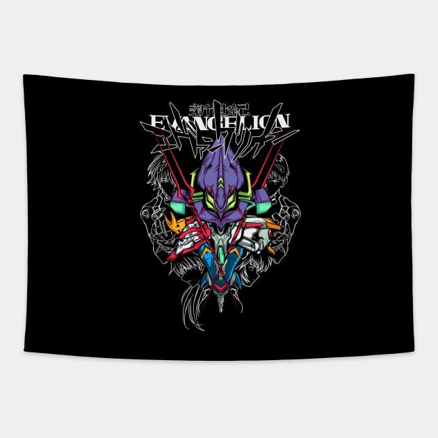 Rebuild of N.G.Evangelion Tapestry by TintadeChicle