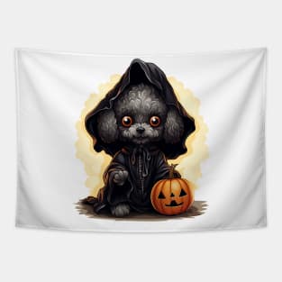 Halloween Poodle Dog #3 Tapestry