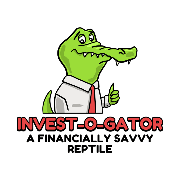 Alligator Invest-O-Gator finance savvy reptile by Mesyo