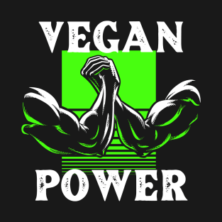 Vegan Power Gym Workout T-Shirt