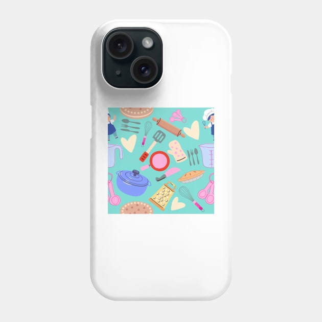 The Wonderful World of Baking Phone Case by GemmasGems