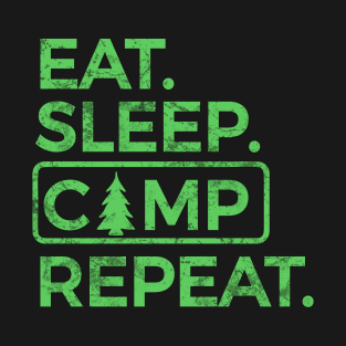 Eat Sleep Camp Repeat T-Shirt