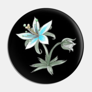 The Silent Princess Flower Pin