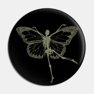 Fairy Skeleton Butterfly Dancer Pin