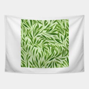 Green Leaves Pattern 24 Tapestry