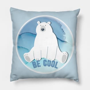 Be Cool Polar Bear Pillow