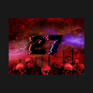 Lucky Number (W/ Blood Moon & Skulls) T-Shirt