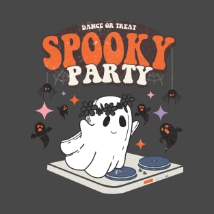 Ghostly Dance or Treat: Spooky Halloween Party T-Shirt