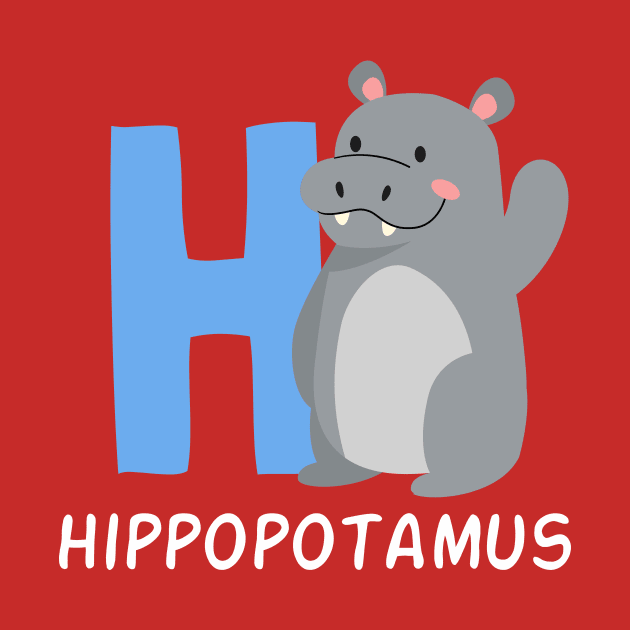 Alphabet H Hippopotamus Funny by Kids series