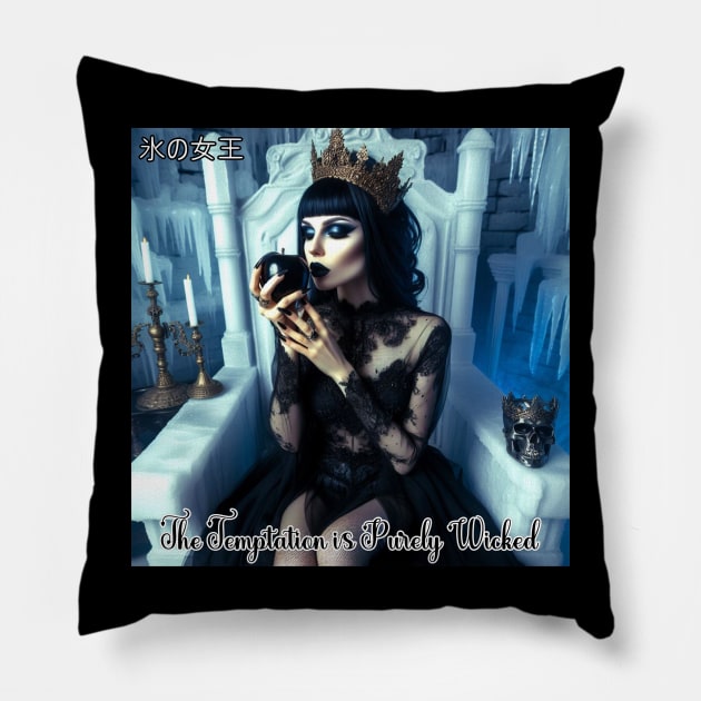 Goth Ice Queen - Purely Wicked Pillow by PlayfulPandaDesigns
