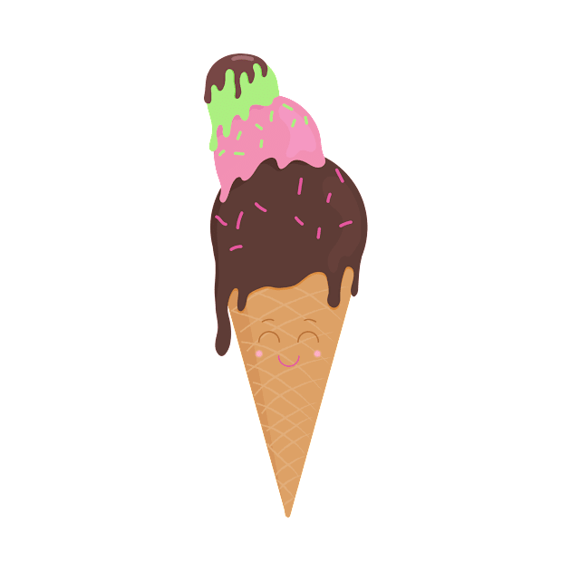 Cute ice cream by Liza.che arts