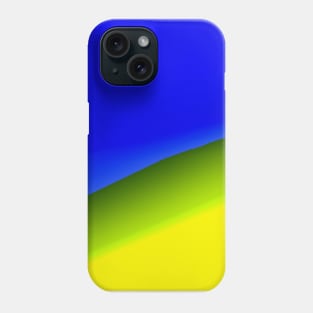blue yellow green abstract texture Phone Case