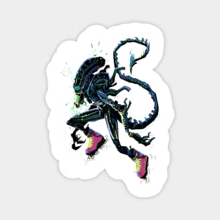 Blading Alien! Magnet