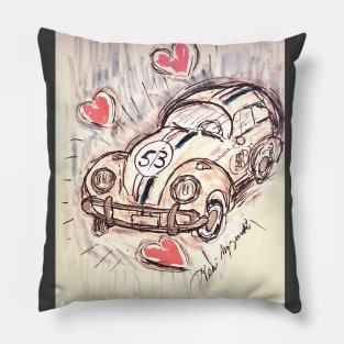 Herbie, the Love Bug Pillow