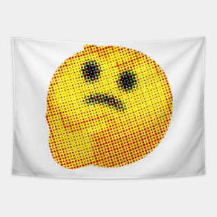 Emoji: Skeptic (Thinking Face) Tapestry