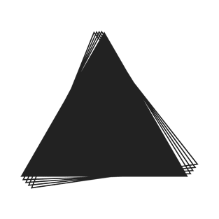 Black triangles T-Shirt