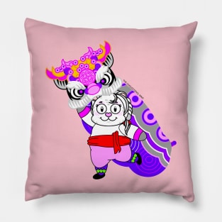 CNY: YEAR OF THE TIGER - LADY TIGER DANCER Pillow