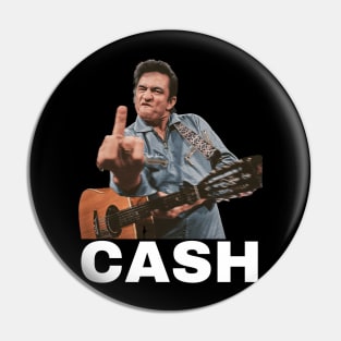 Johnny Cash Style Vintage Pin