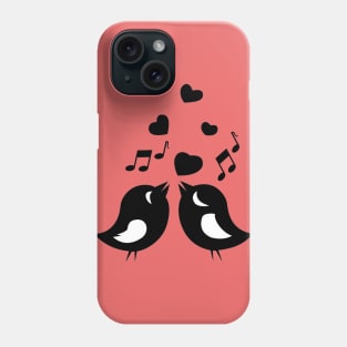 birds are my valentine Phone Case