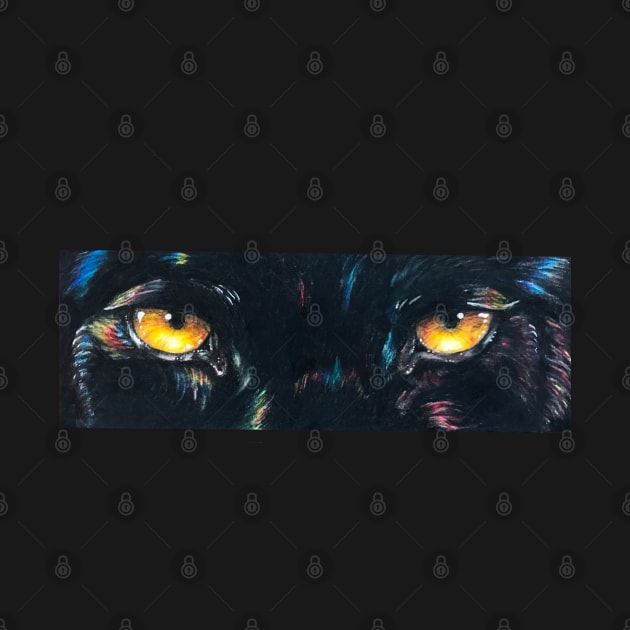 Black Panther Eyes by Lady Lilac