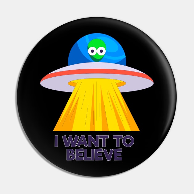 I want to believe-ufo Pin by Frispa