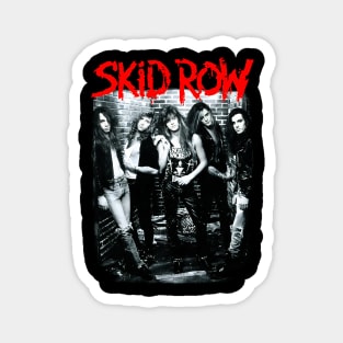 Vintage Poster Skid Row 90s Magnet