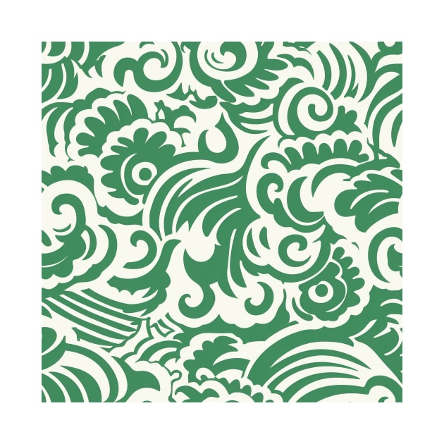 Green Pattern by MRDAN