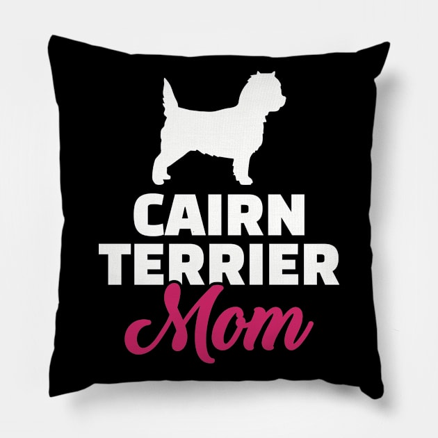 Cairn Terrier Mom Pillow by Designzz