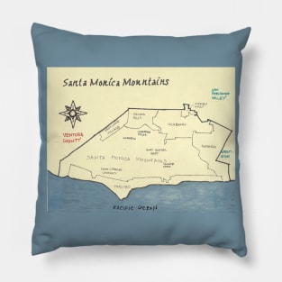 Santa Monica Mountains Pillow