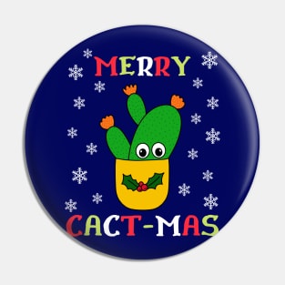 Merry Cact Mas - Opuntia Microdasys Cactus In Christmas Holly Pot Pin