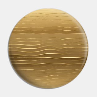 Golden Waves Pin